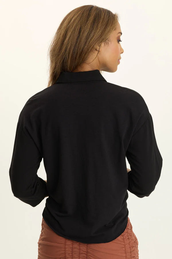 Tyrell Tie-Front Blouse