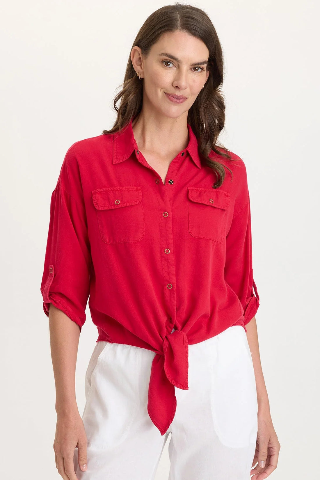 Tyrell Tie-Front Top