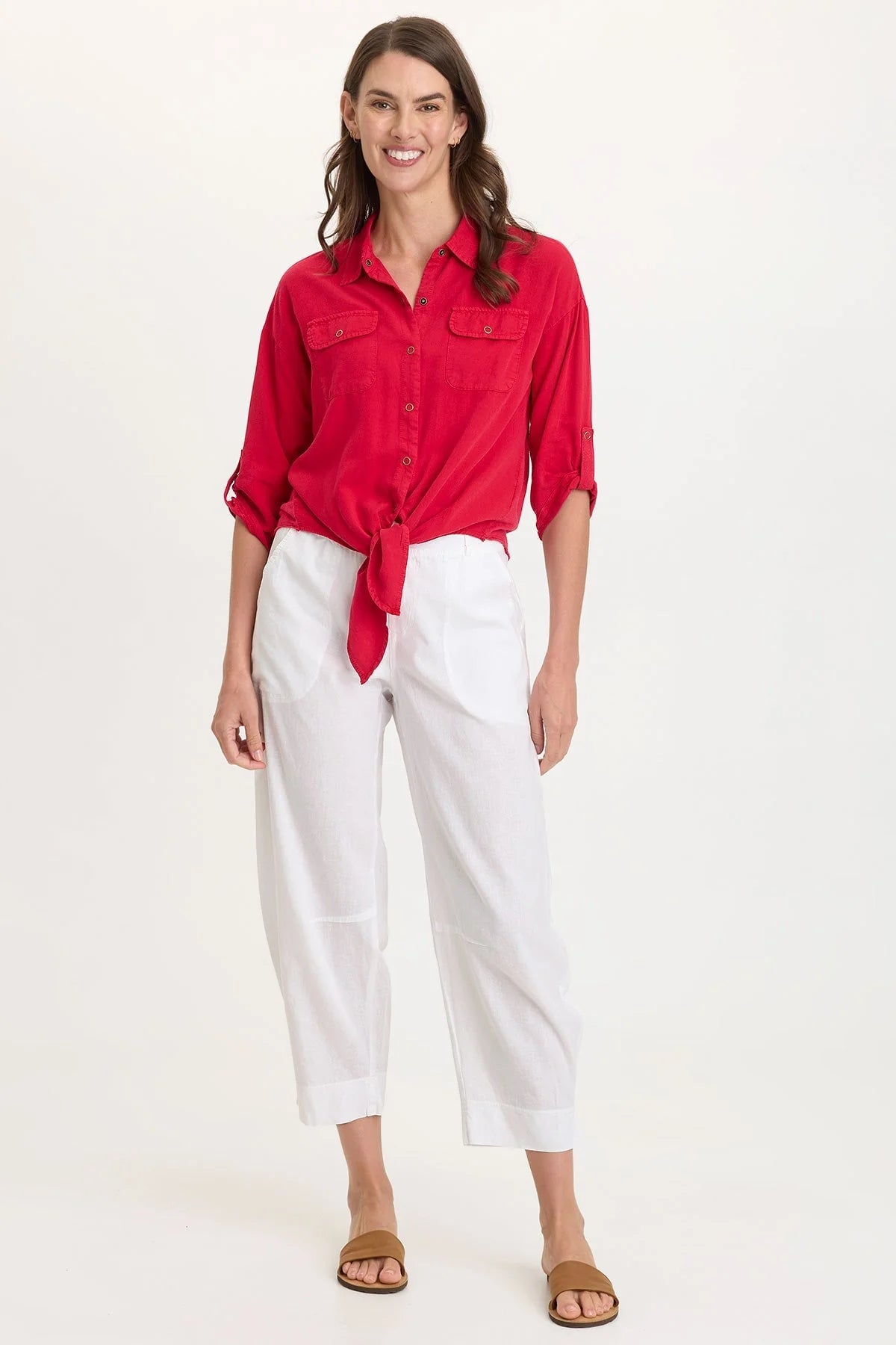 Tyrell Tie-Front Top