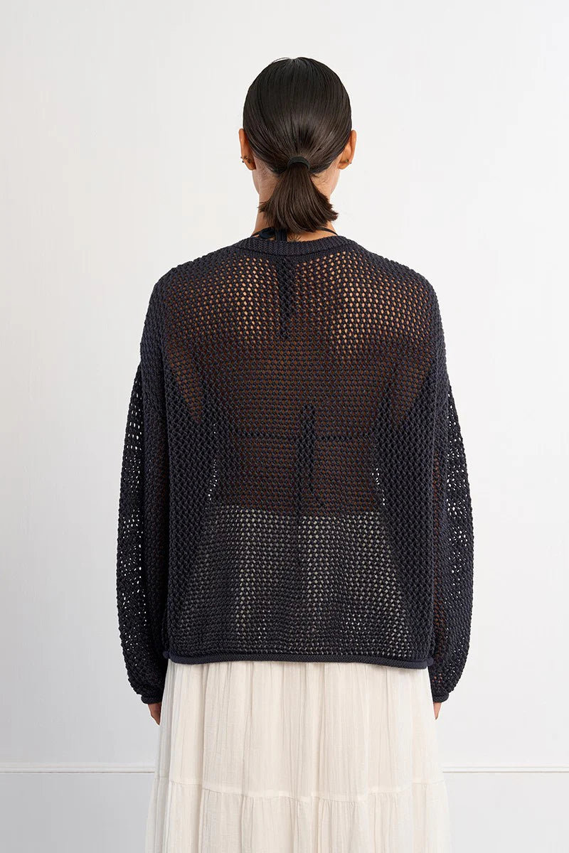 Open-Knit Cardigan