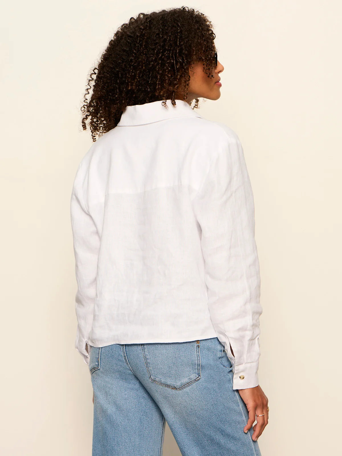 More Love LInen Tie Top