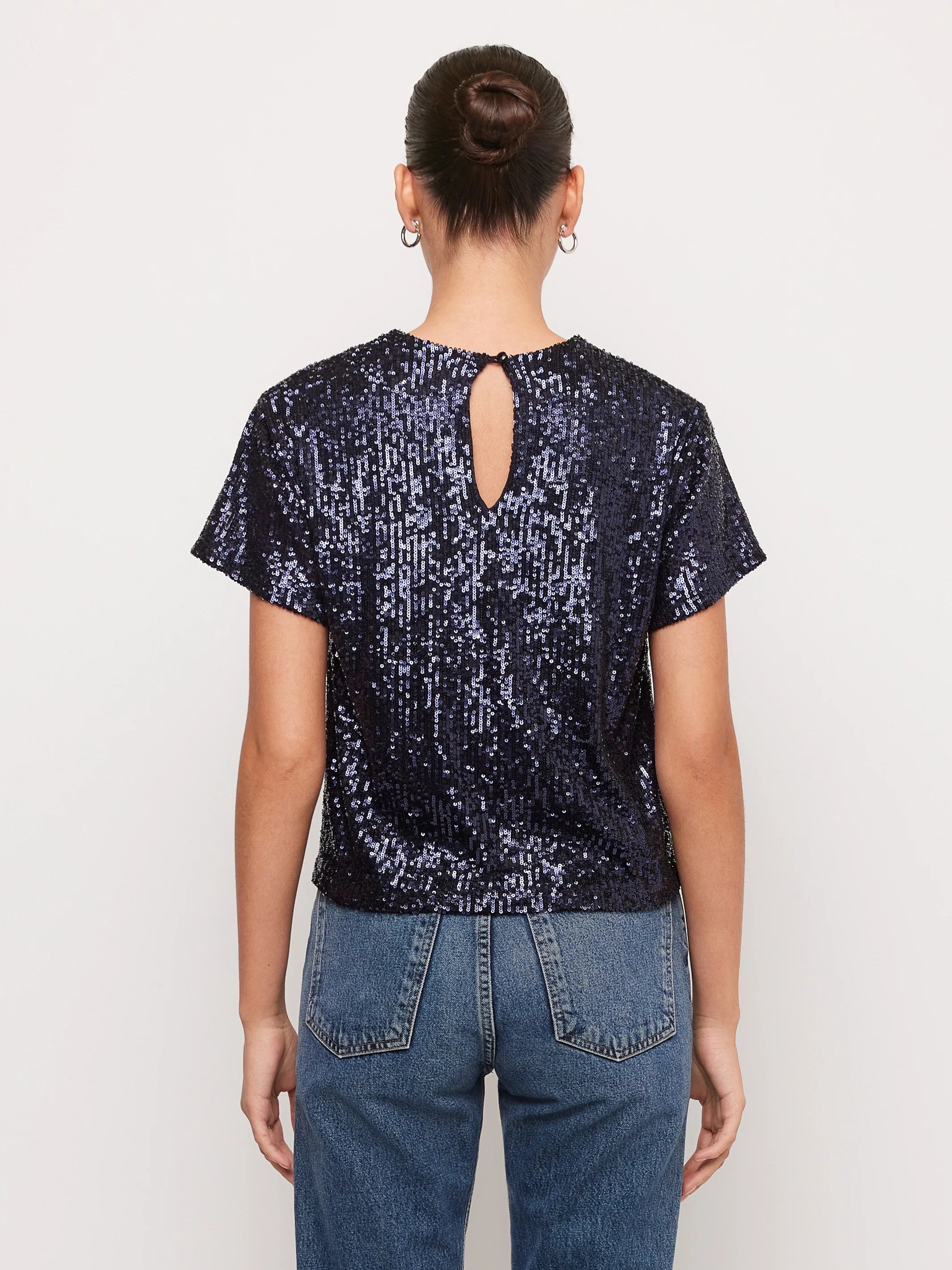 Aerin Sequin Top
