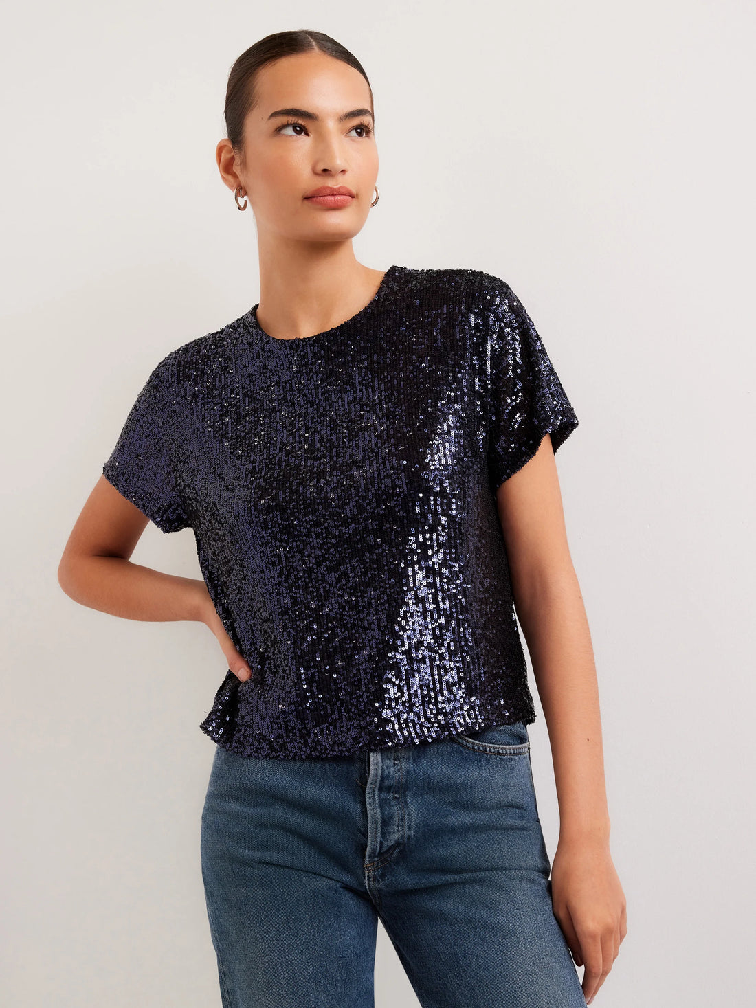 Aerin Sequin Top