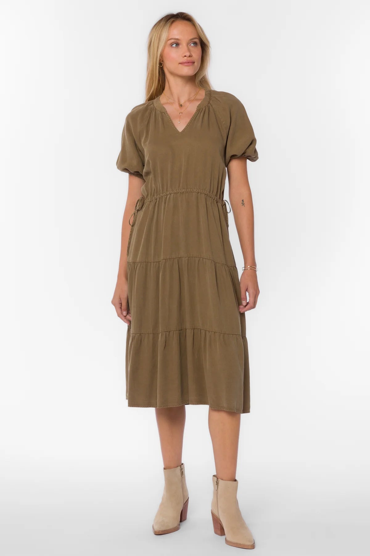 Puff Slv Dress