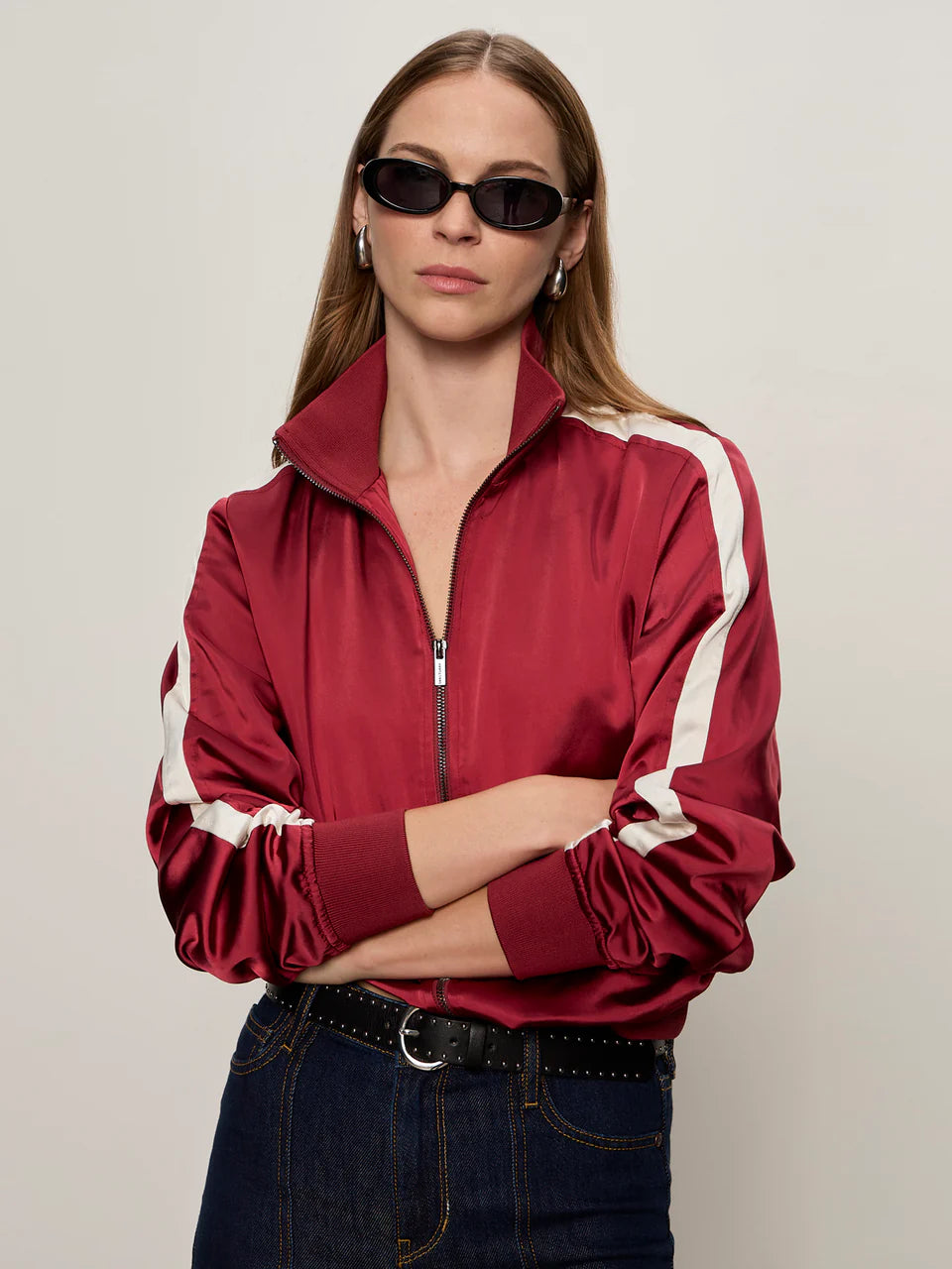 Satin Track Jacket