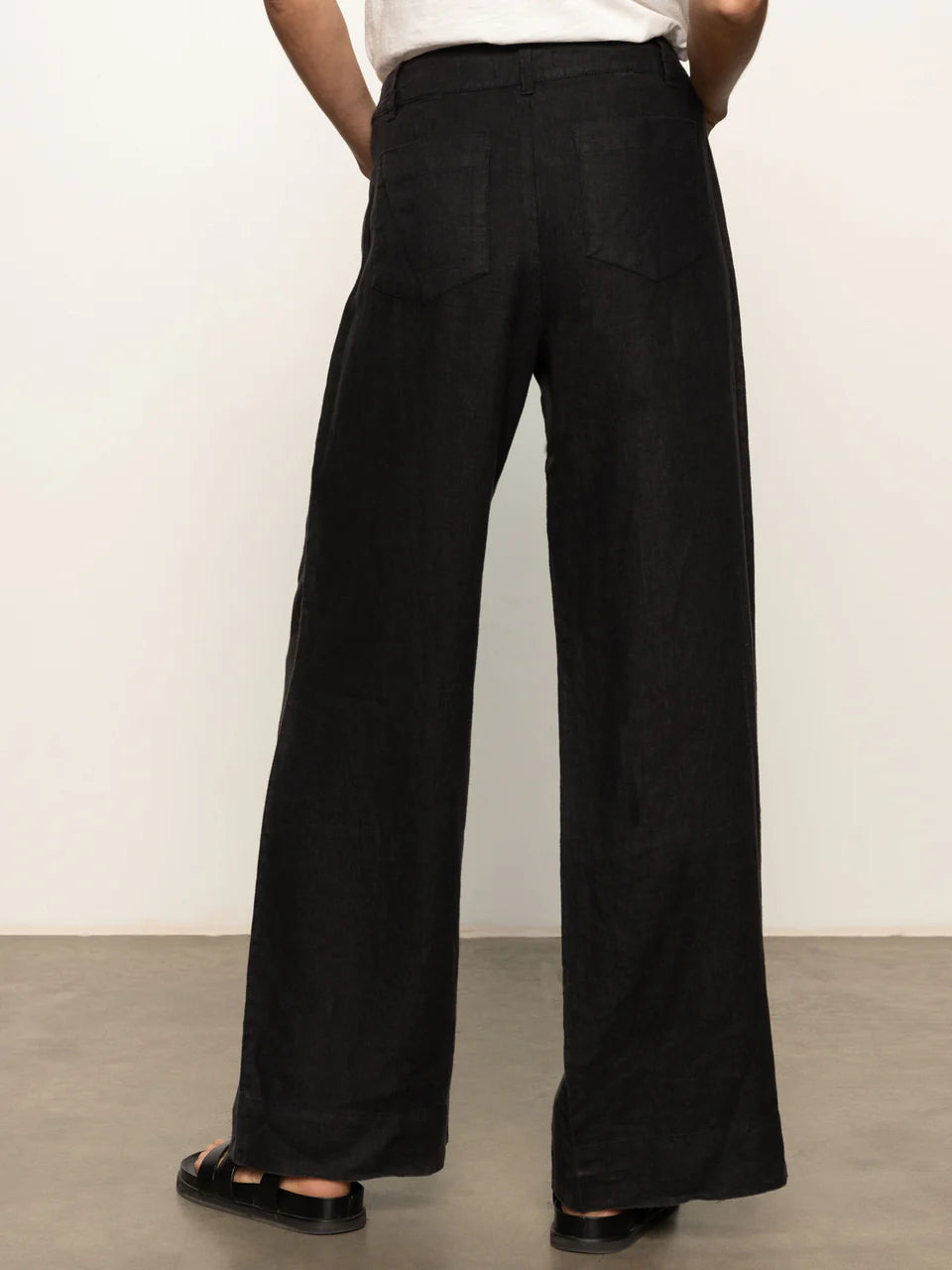 Linen Marine Wide Leg