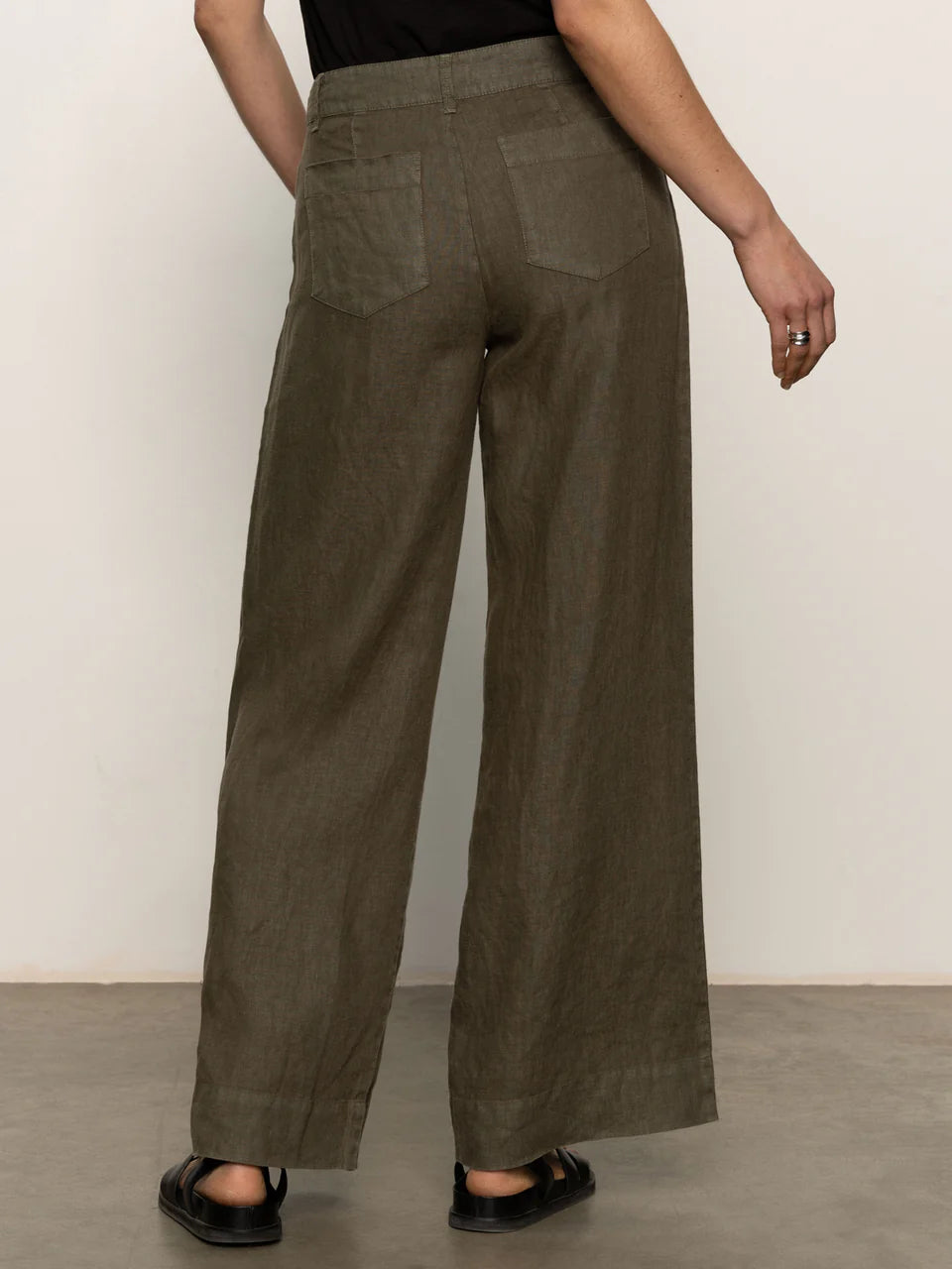Linen Marine Wide Leg