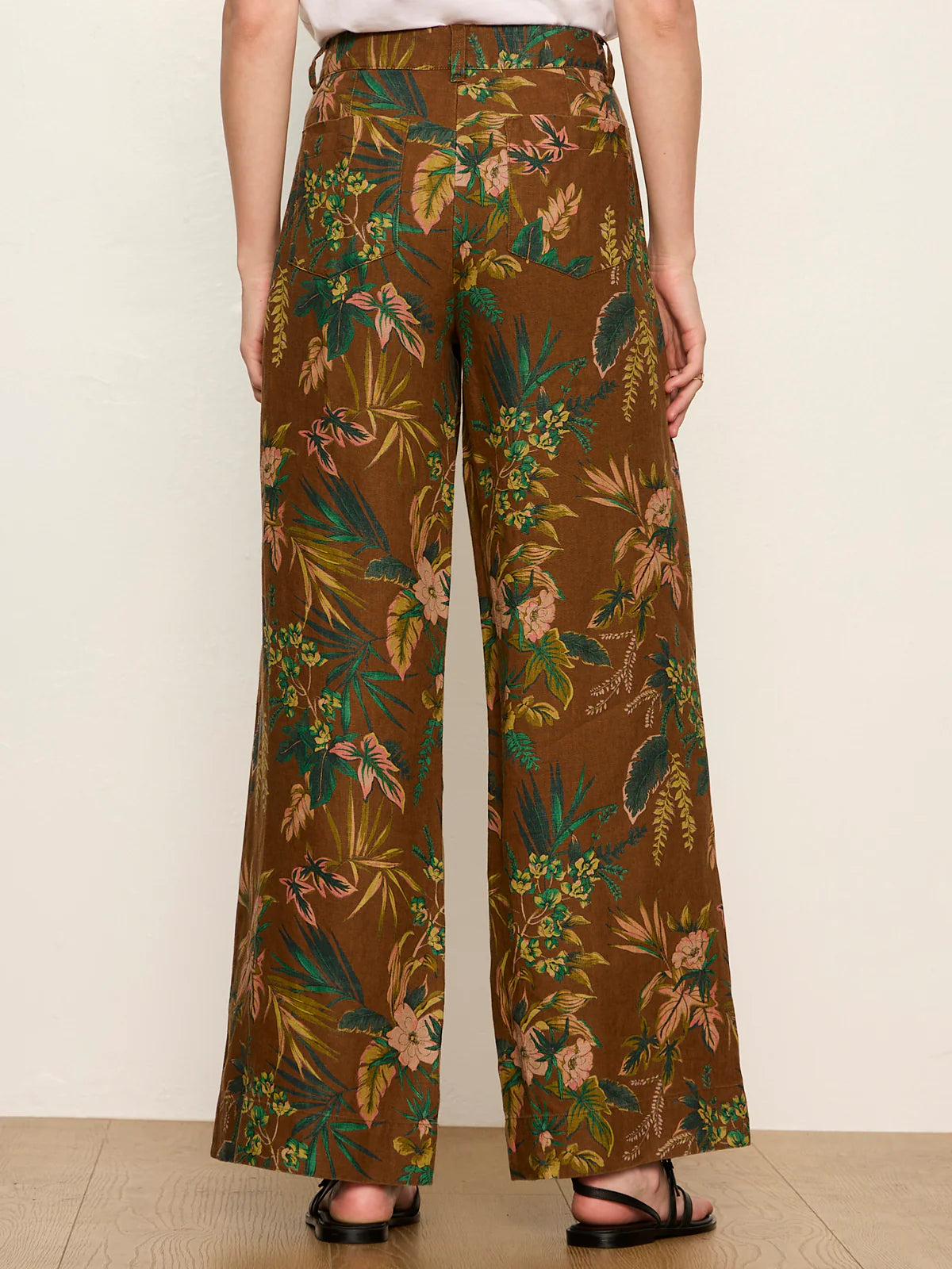 Linen Marine Wide Leg