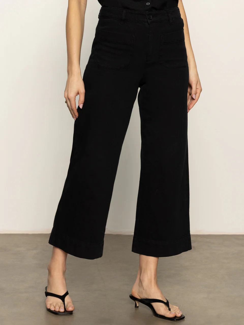 Marine Wide Leg Crop