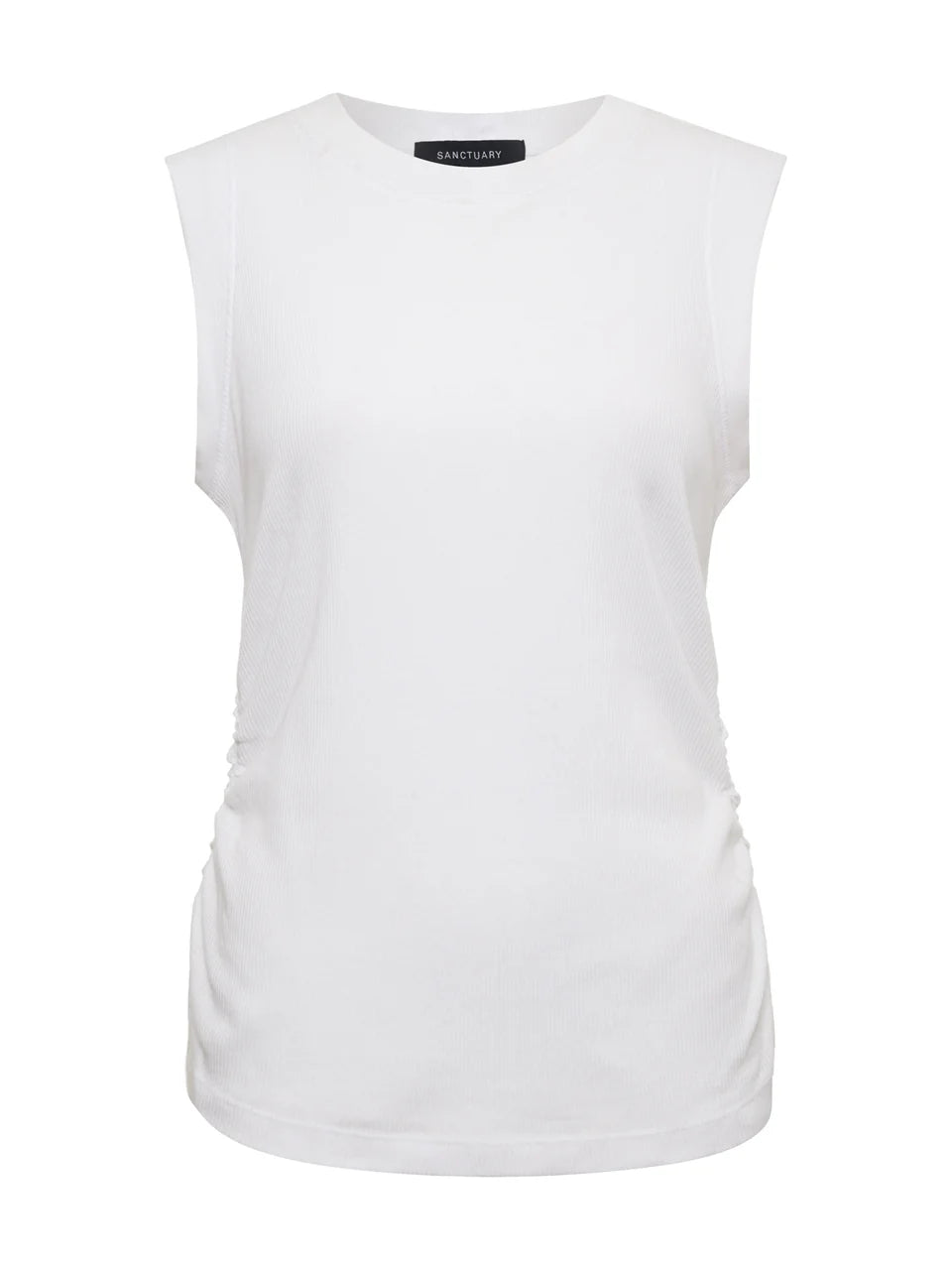 Ribbed Ruched Tank