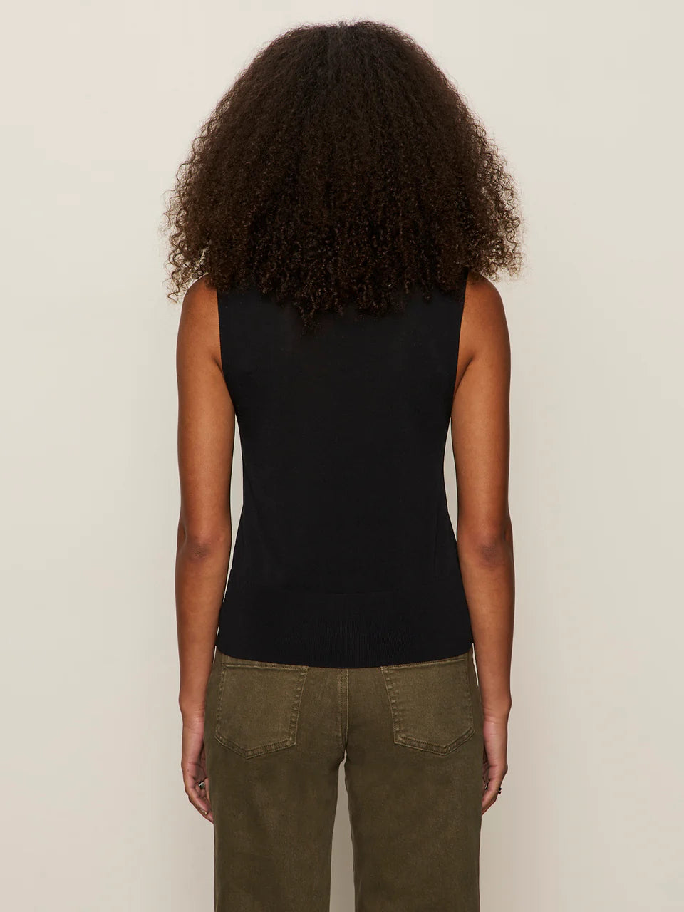 Knitted Button Front Tank