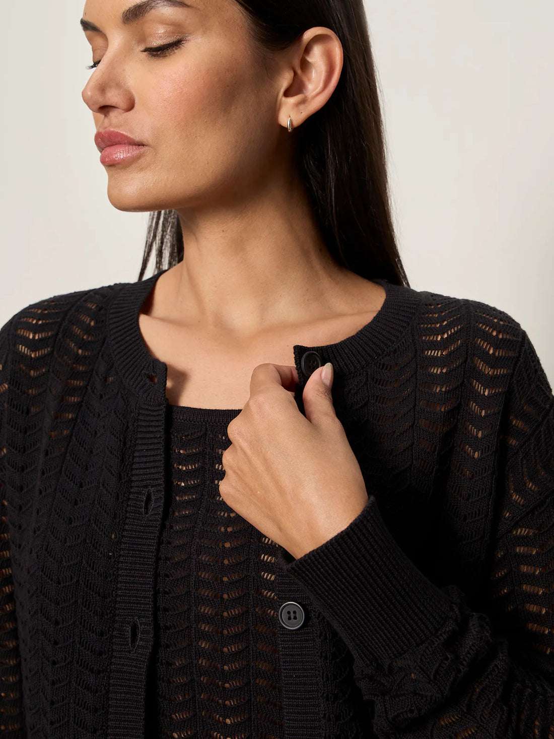 For Keeps Pointelle Cardigan