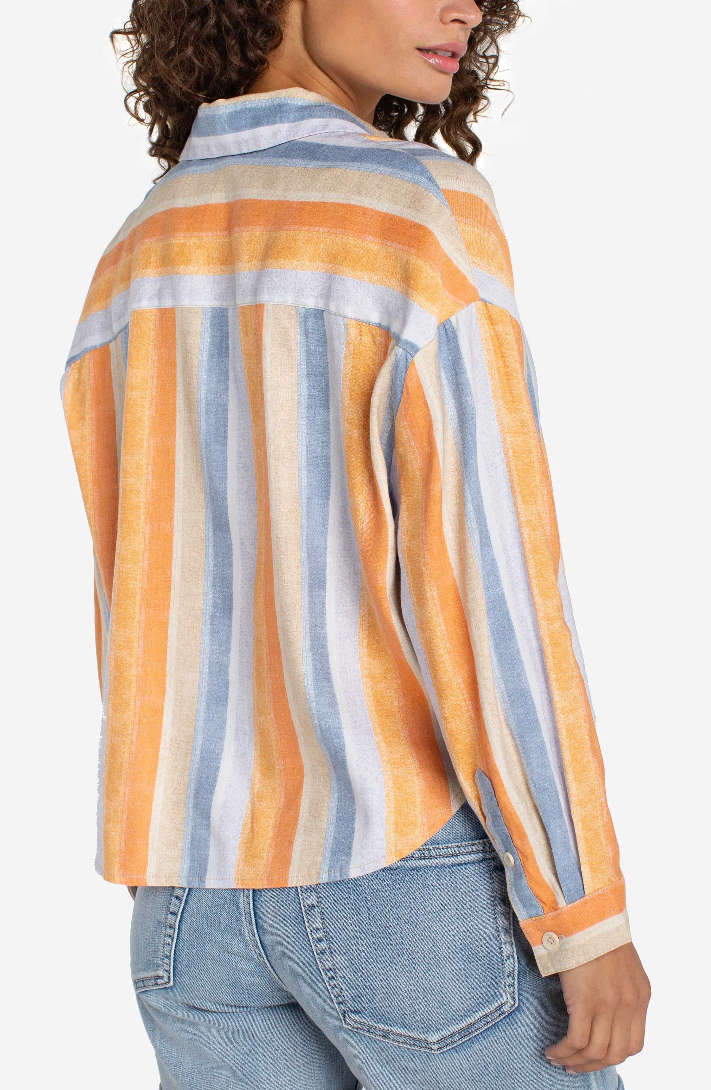 L/S Striped Blouse
