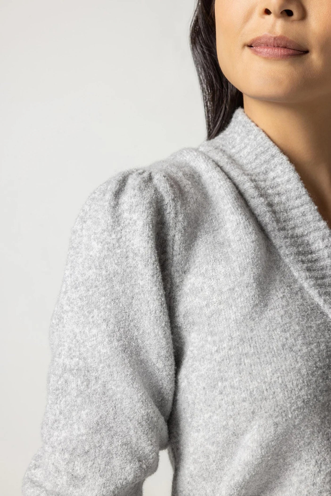 Crossed V-Neck Sweater
