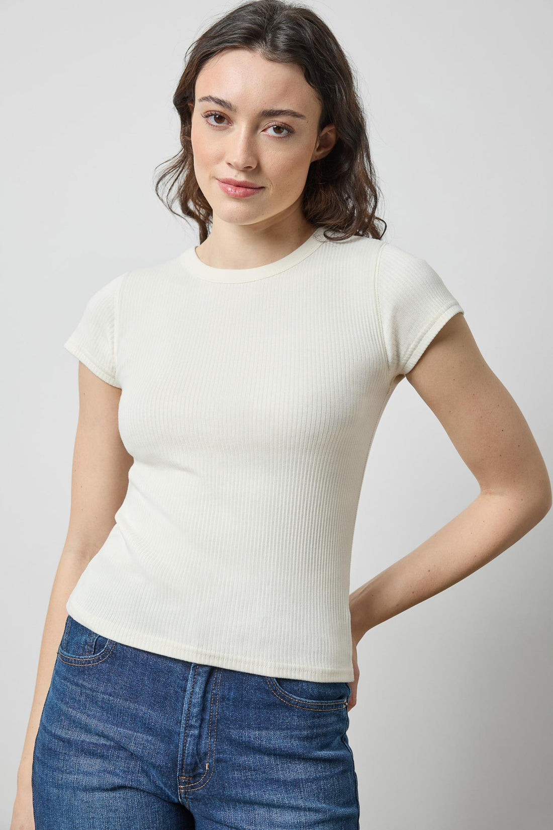 Ribbed S/S Crew