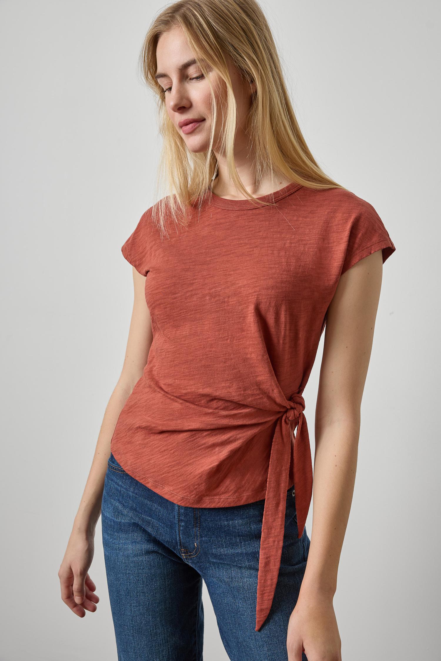 Tie Front Tee