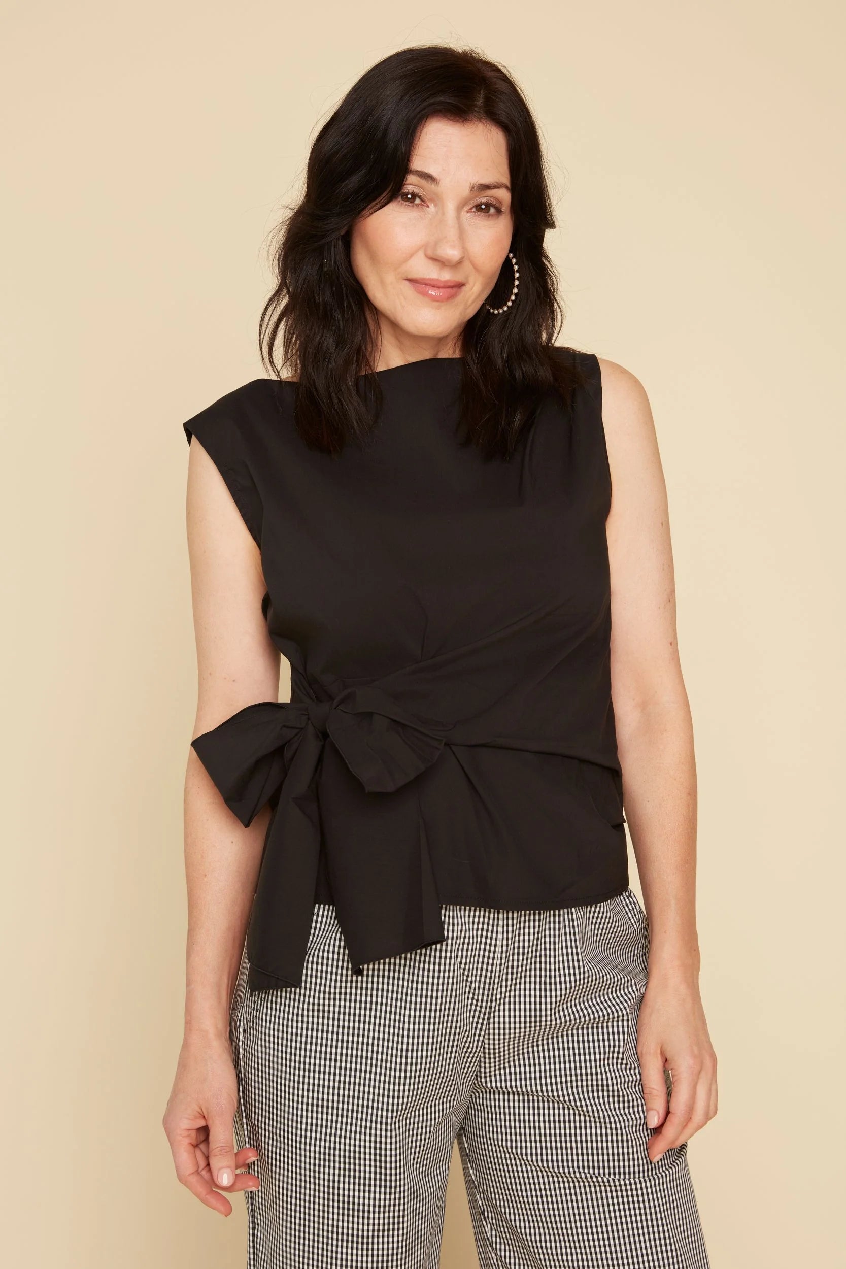 Sleeveless Bow Top