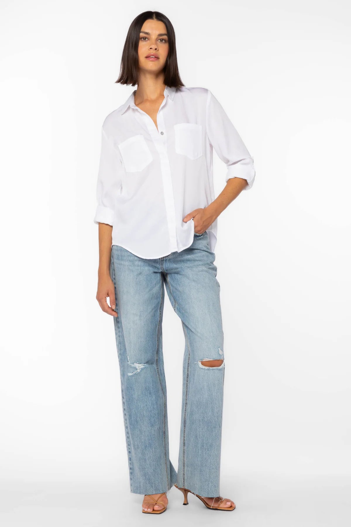 Riley Roll Slv Shirt