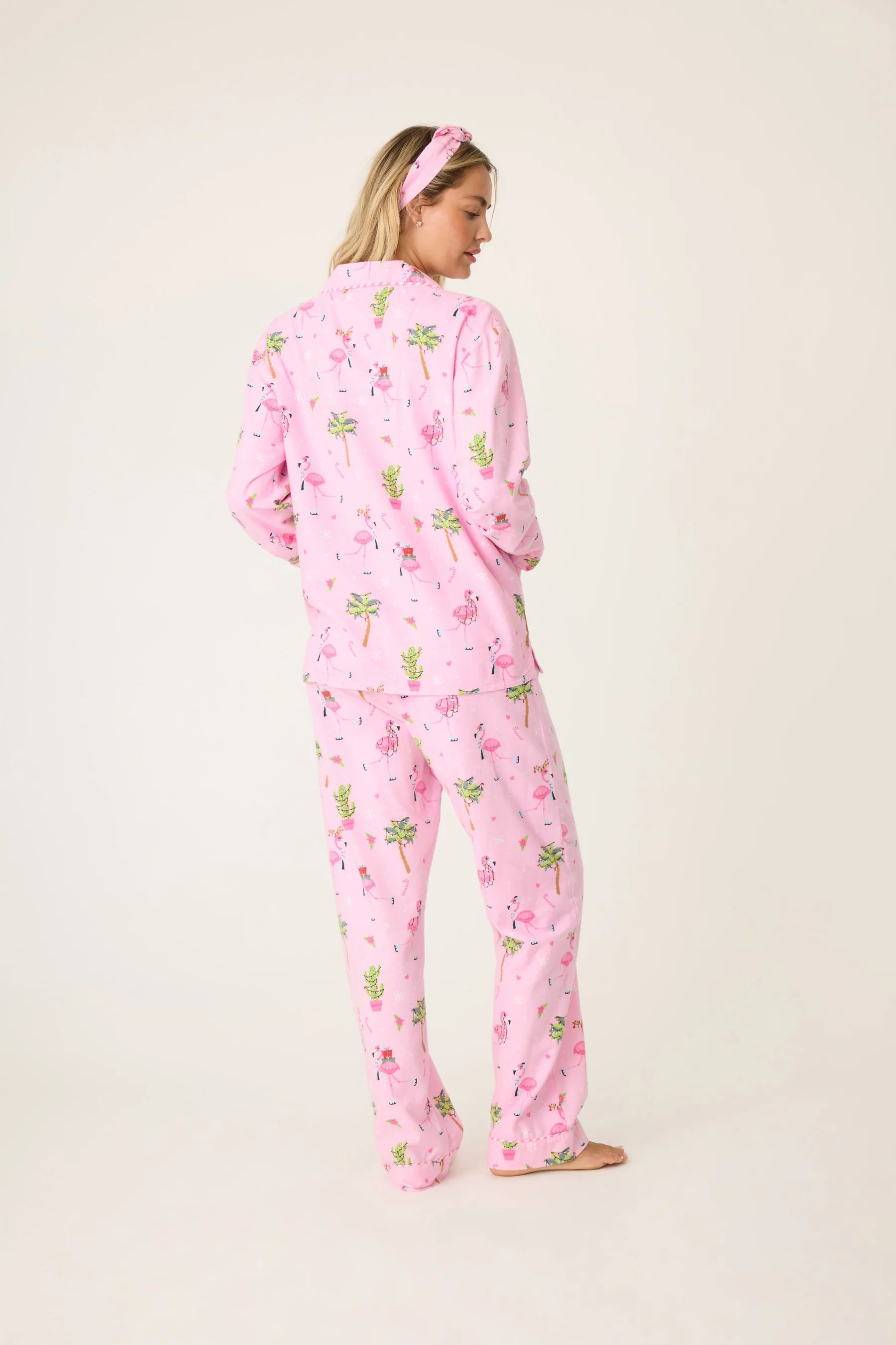 Flamingo Flannel Set