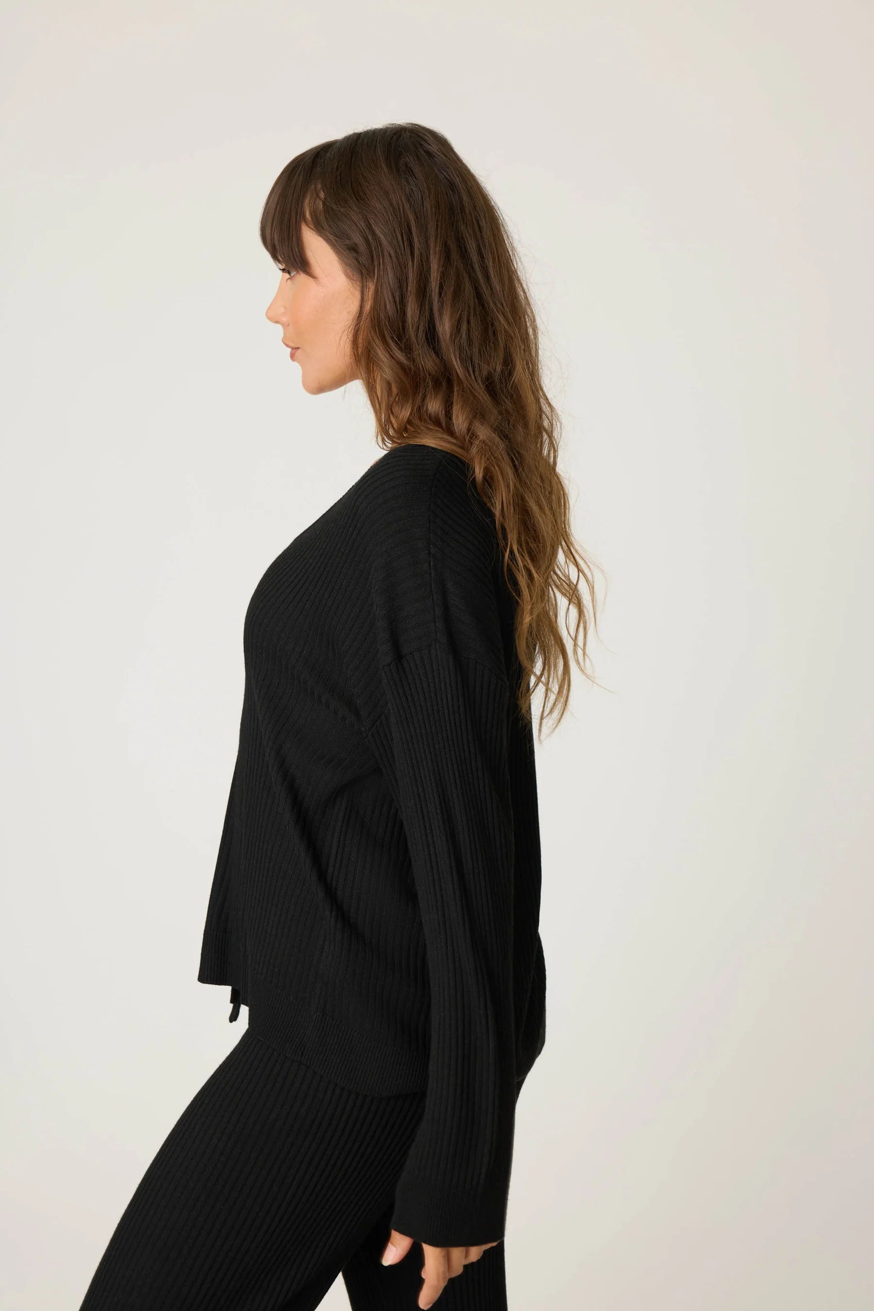 Jet Set Luxe Ribbed Top