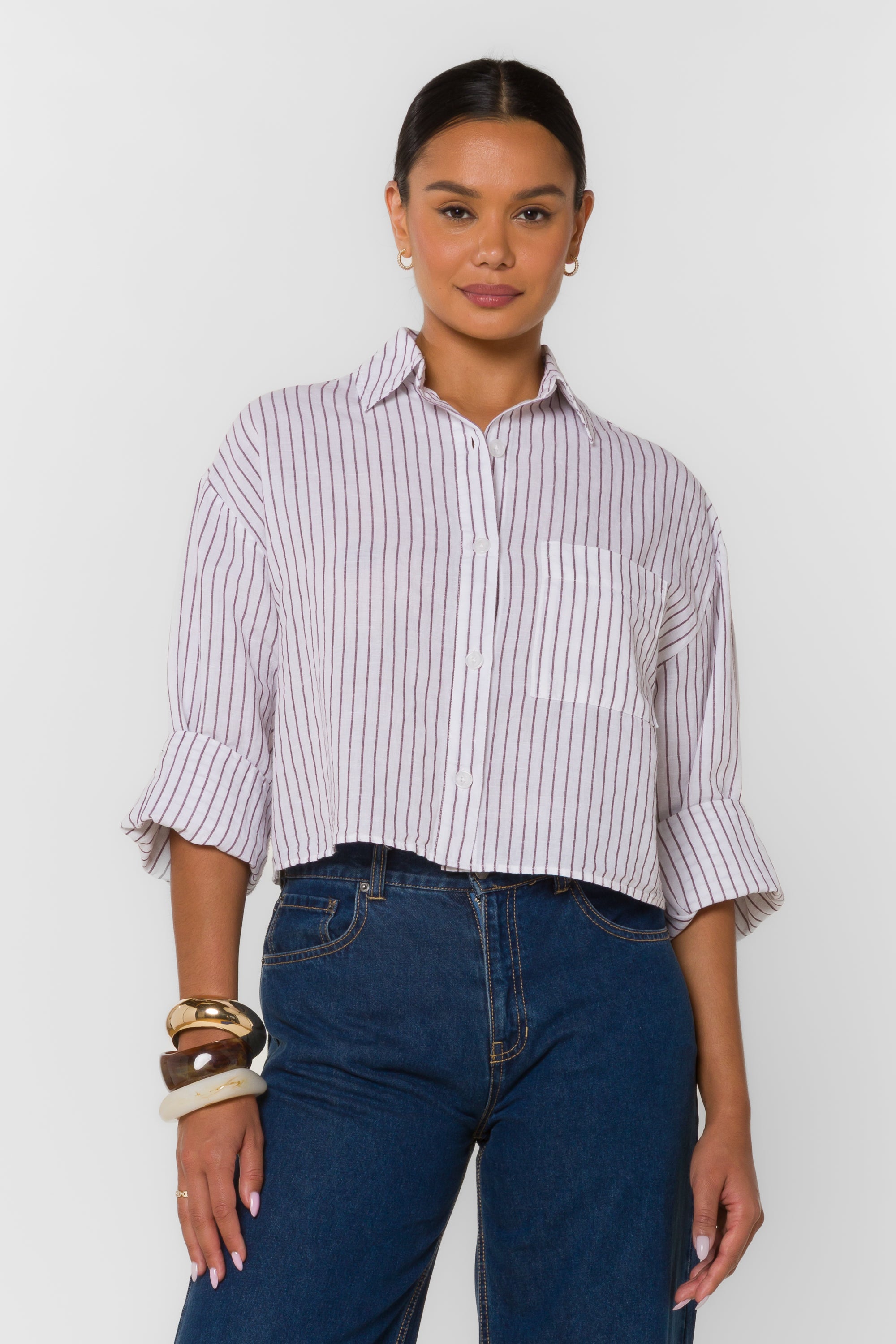 BERRY WINE STRIPE