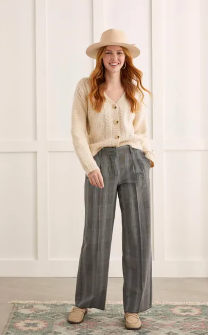Cardigan w/Faux Horn Buttons