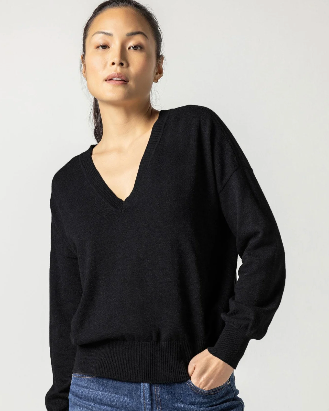 Easy Double V-Neck