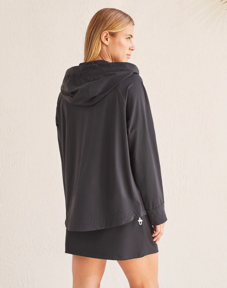 Four-Way Stretch Hooded Jkt