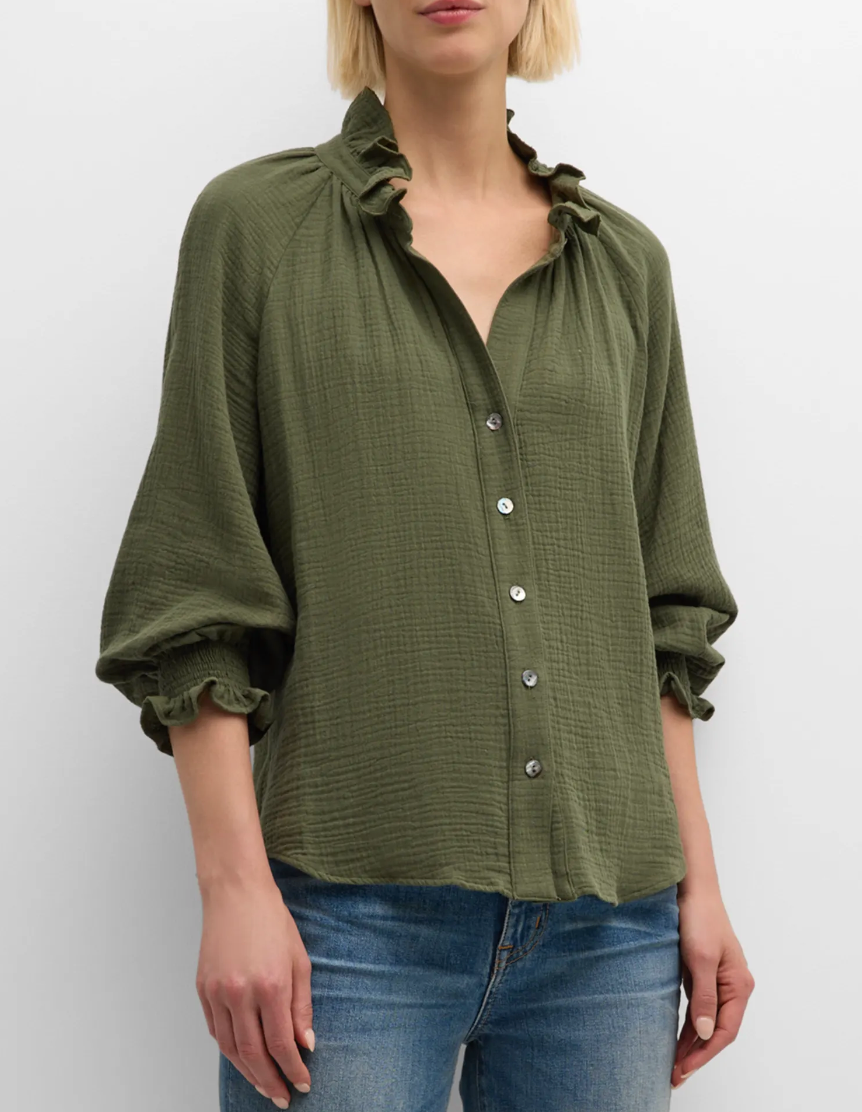 Fiona Ruffle Neck