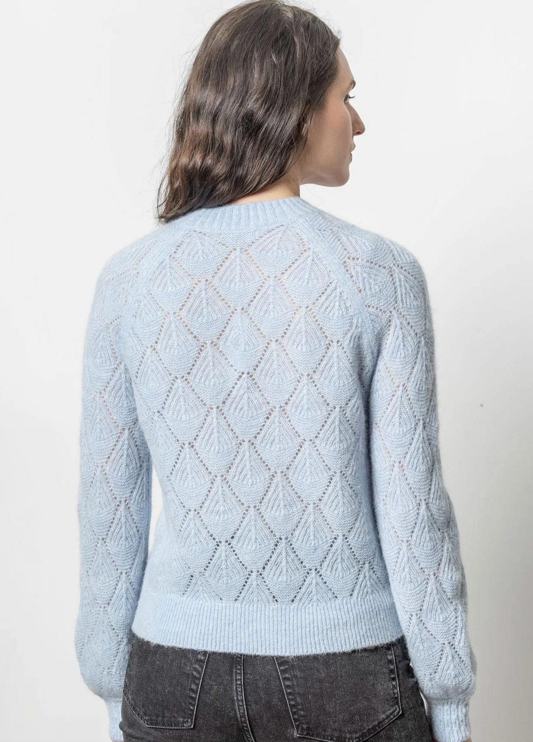 Easy Pointelle Crewneck