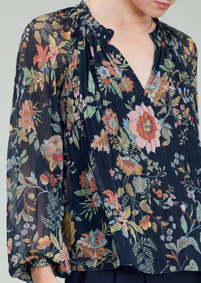 Pleated Blouse