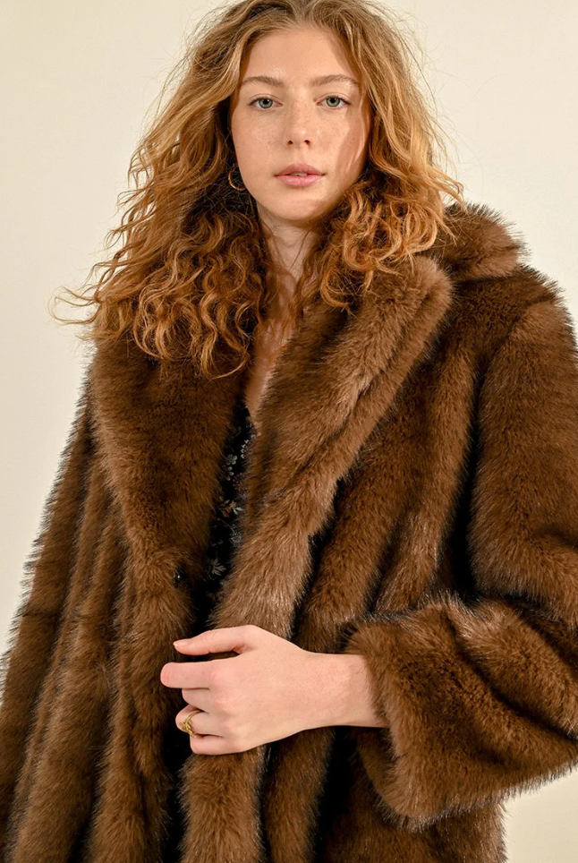 Faux Fur Coat