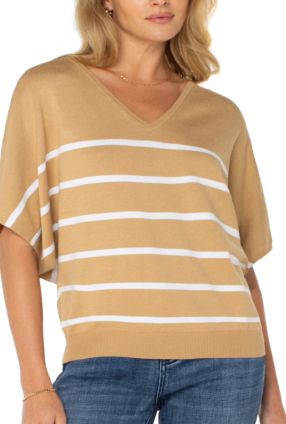 Dolman V Neck Sweater