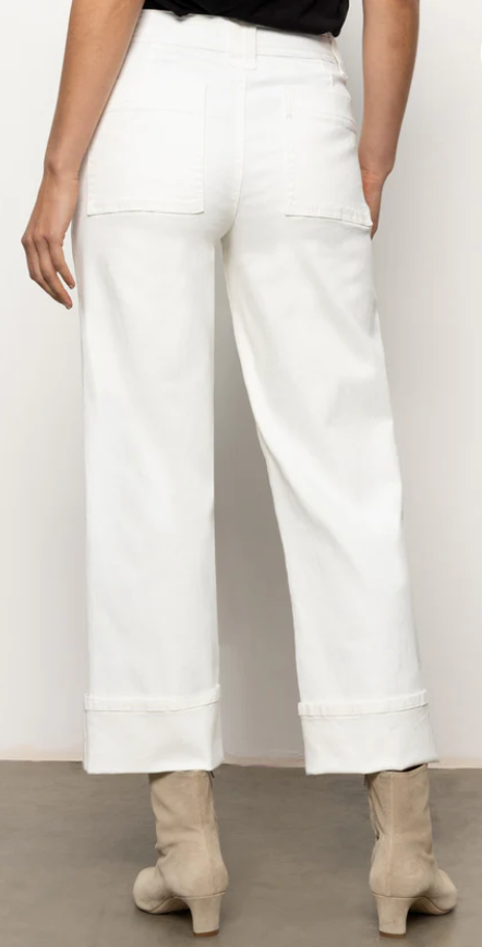 Luna Cuff Pant W/Exposed Button