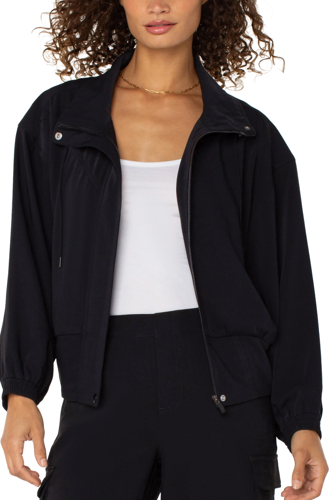 Zip Up Dolman Jacket