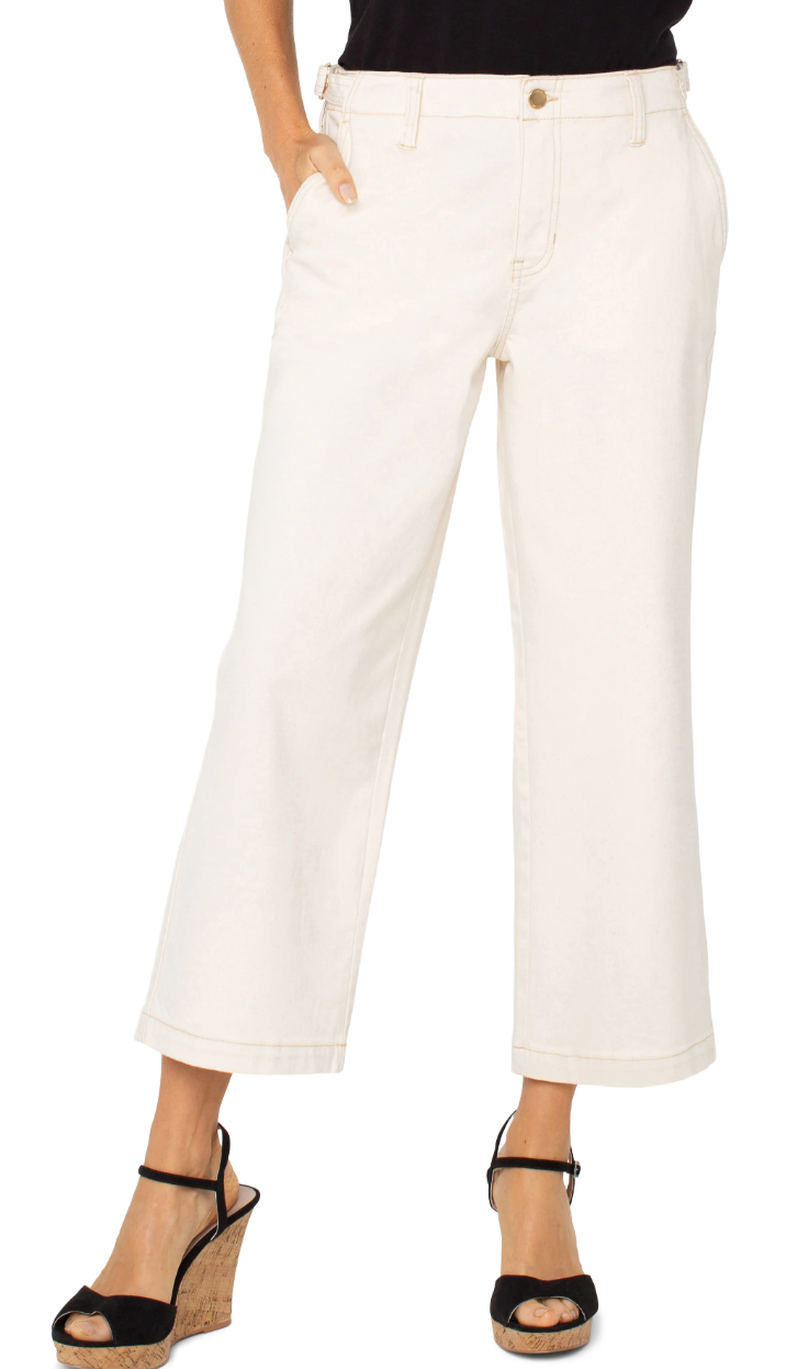 Utility Stride Crop w/Side Tabs
