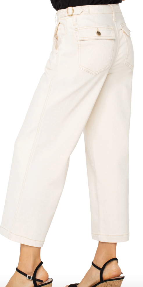 Utility Stride Crop w/Side Tabs