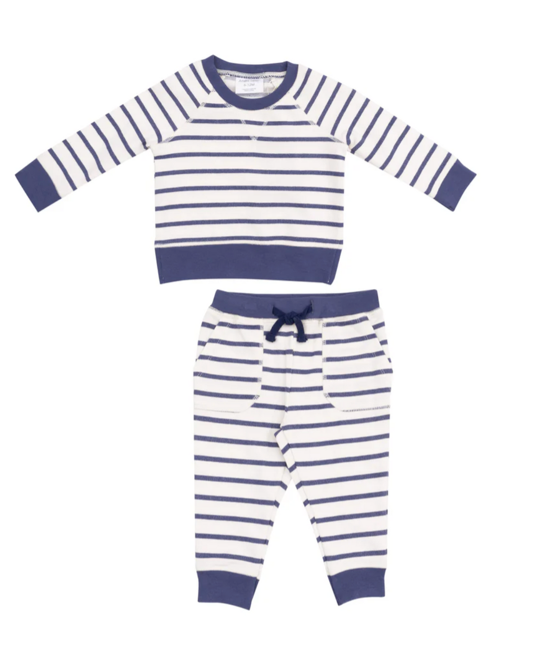 Navy Stripe French Terry