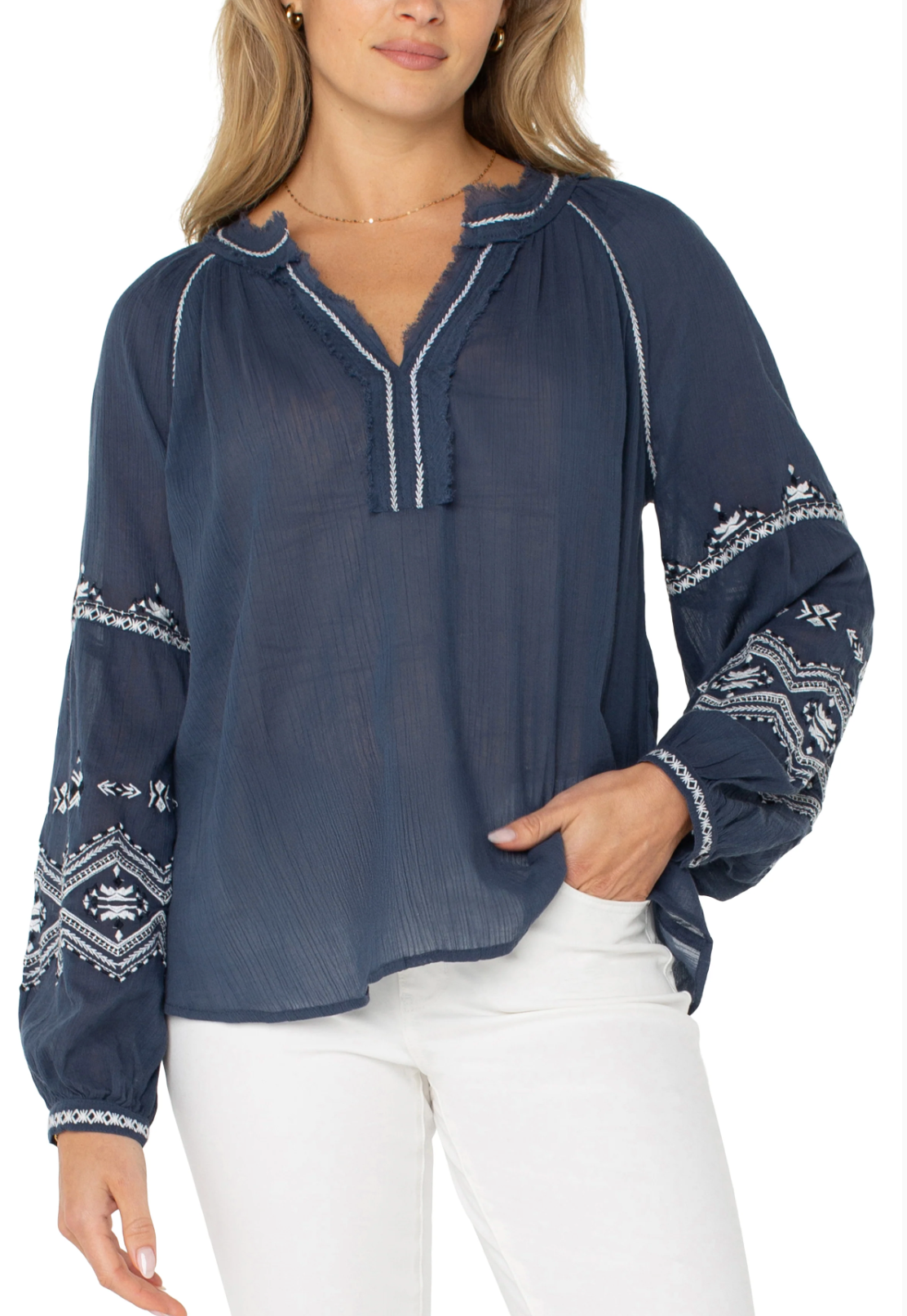 Raglan Woven Blouse