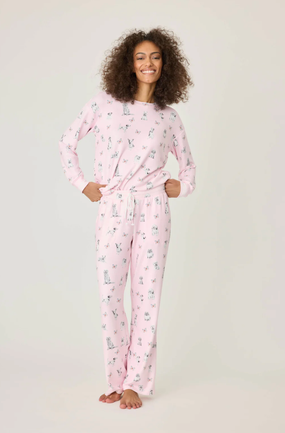 Pink & Dog Butterfly Pants