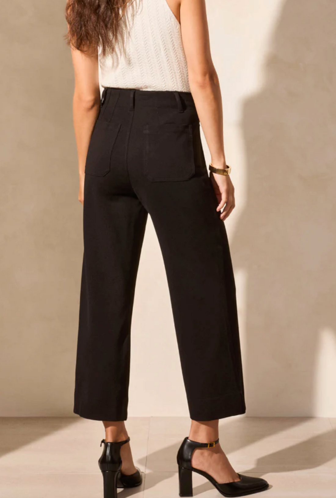 High Rise Front Fly Capri