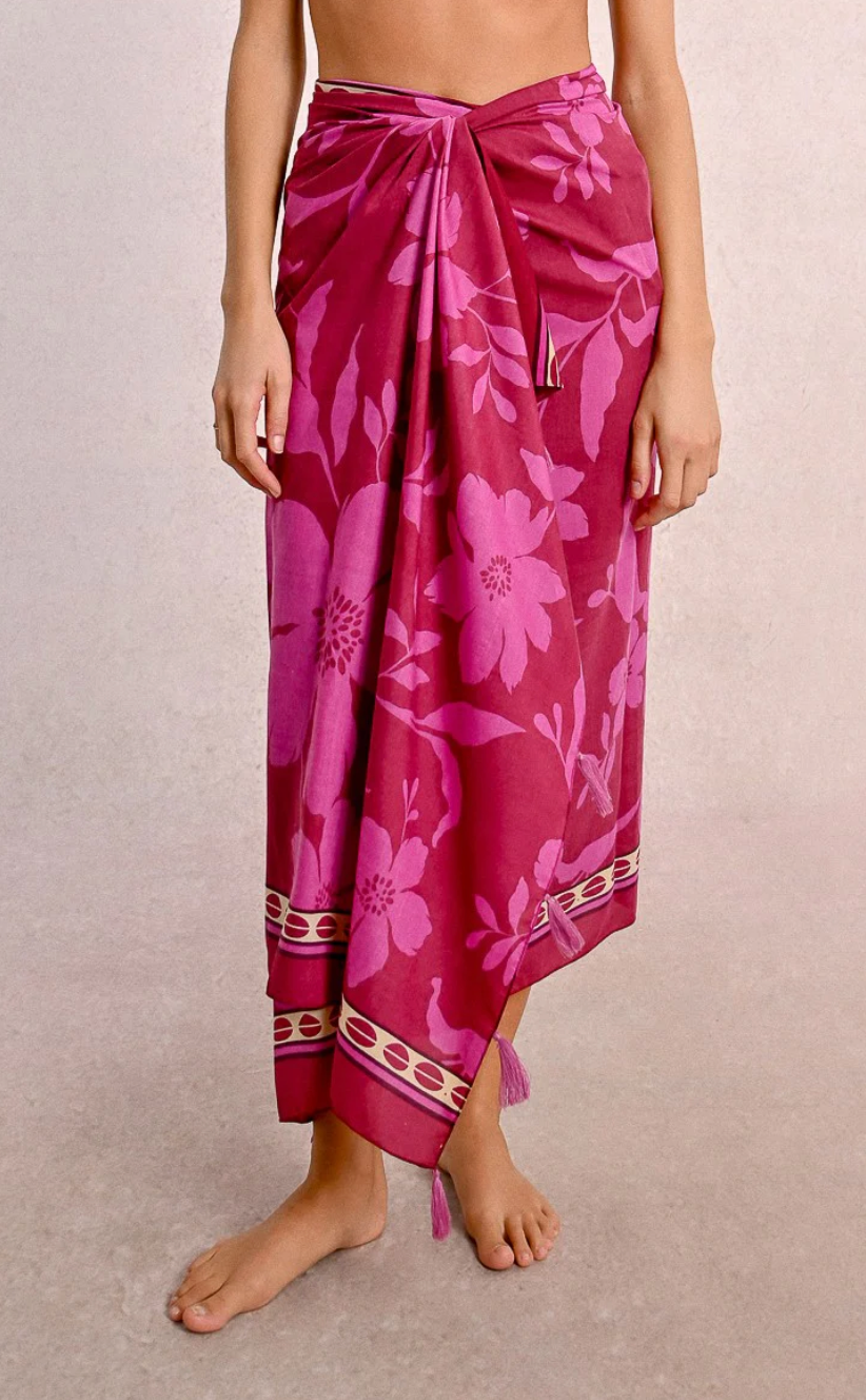 Floral Print Pareo