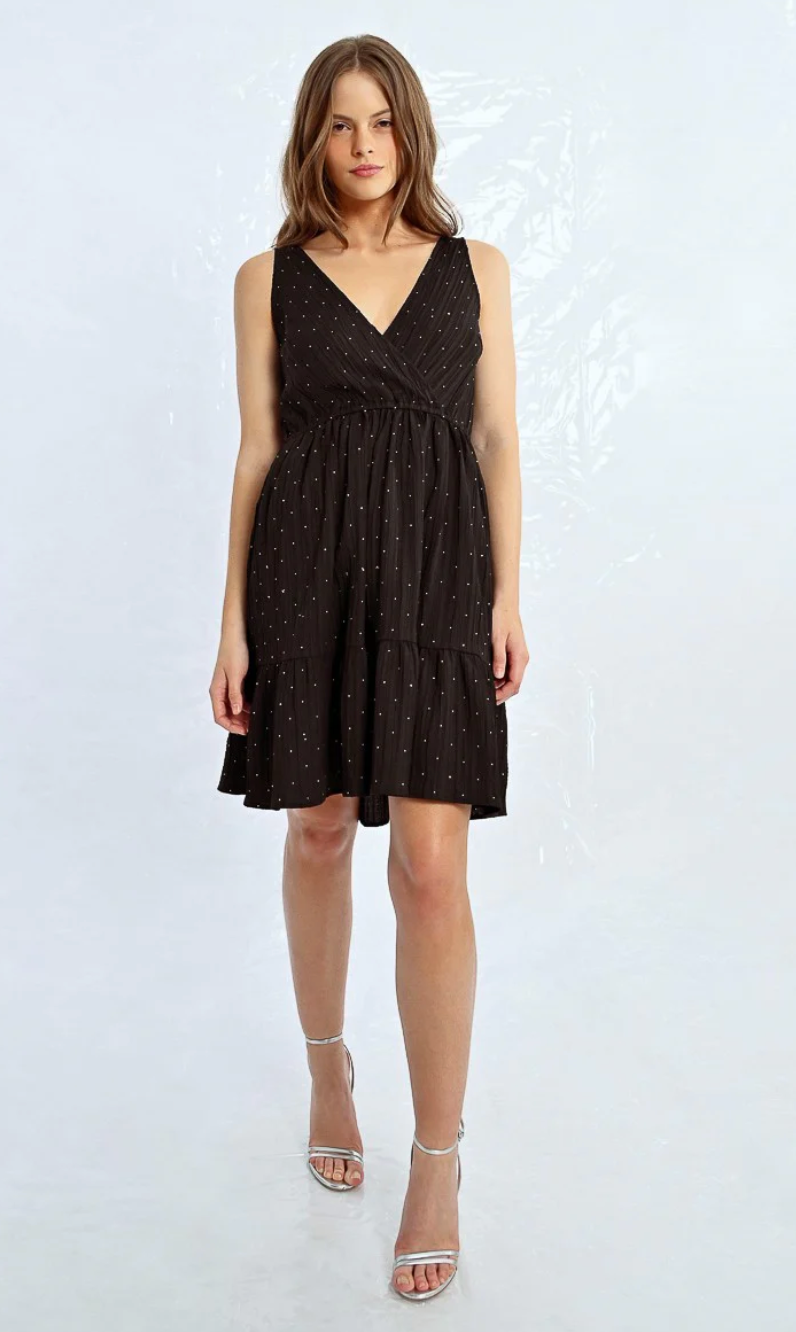 Studded Short Dress