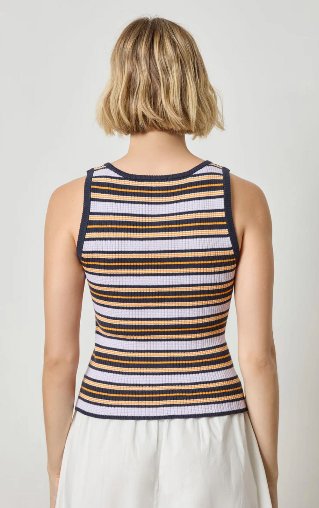 Striped Scoop Neck Tank