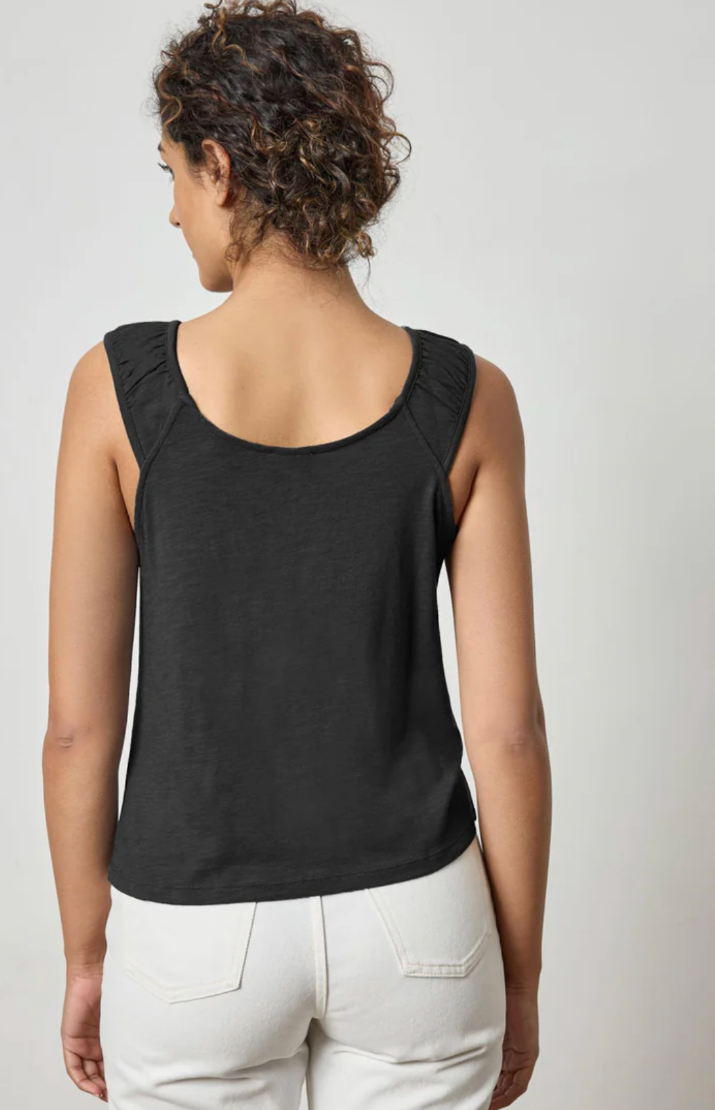 Shirred Strap Tank