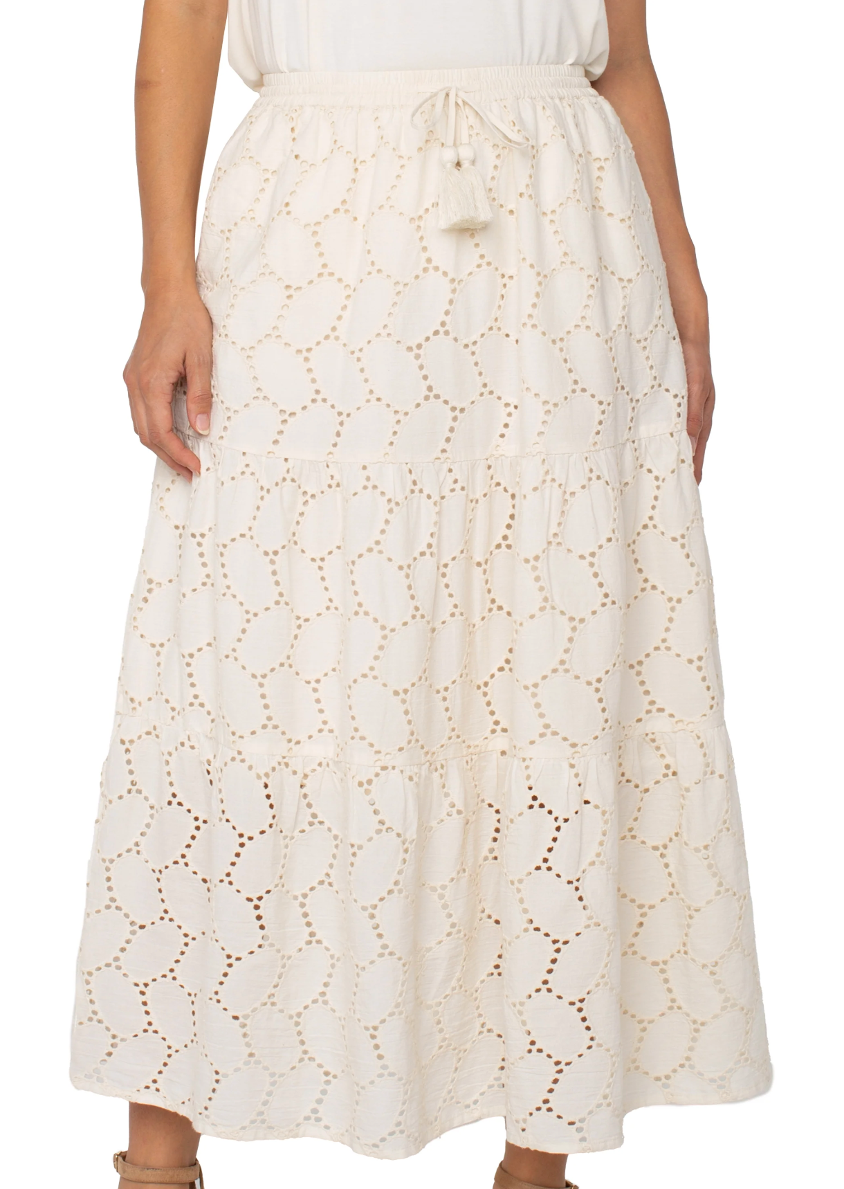Tiered Woven Skirt
