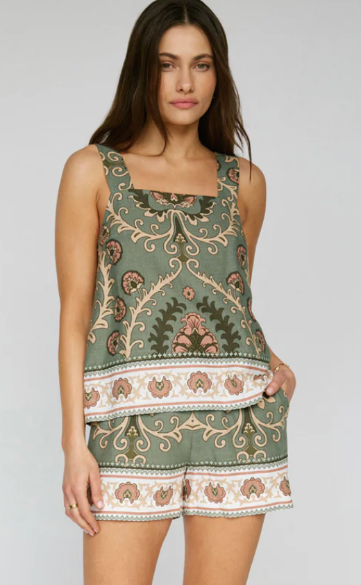 Button Back Cami