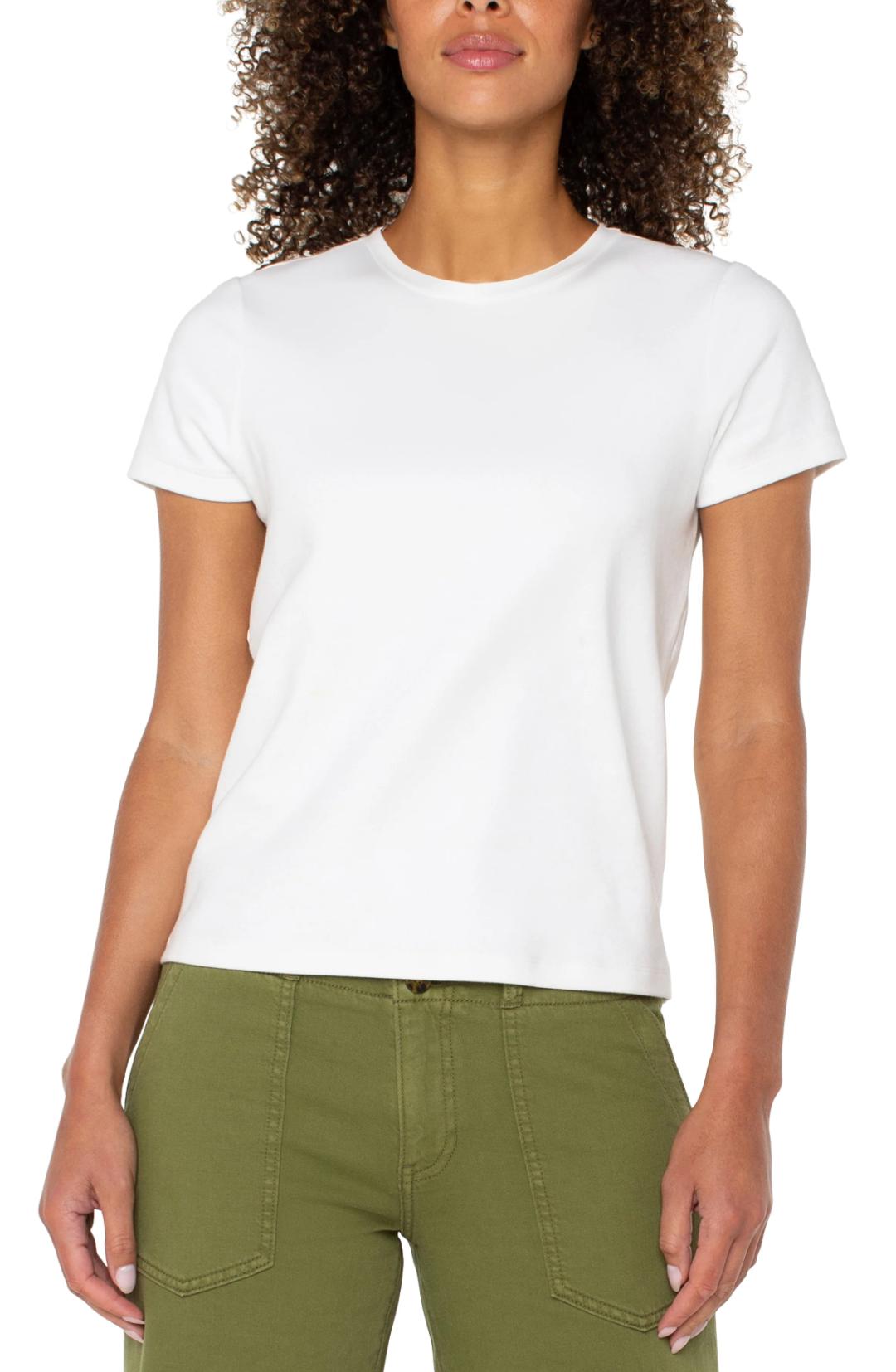 Crew Neck Knit Tee