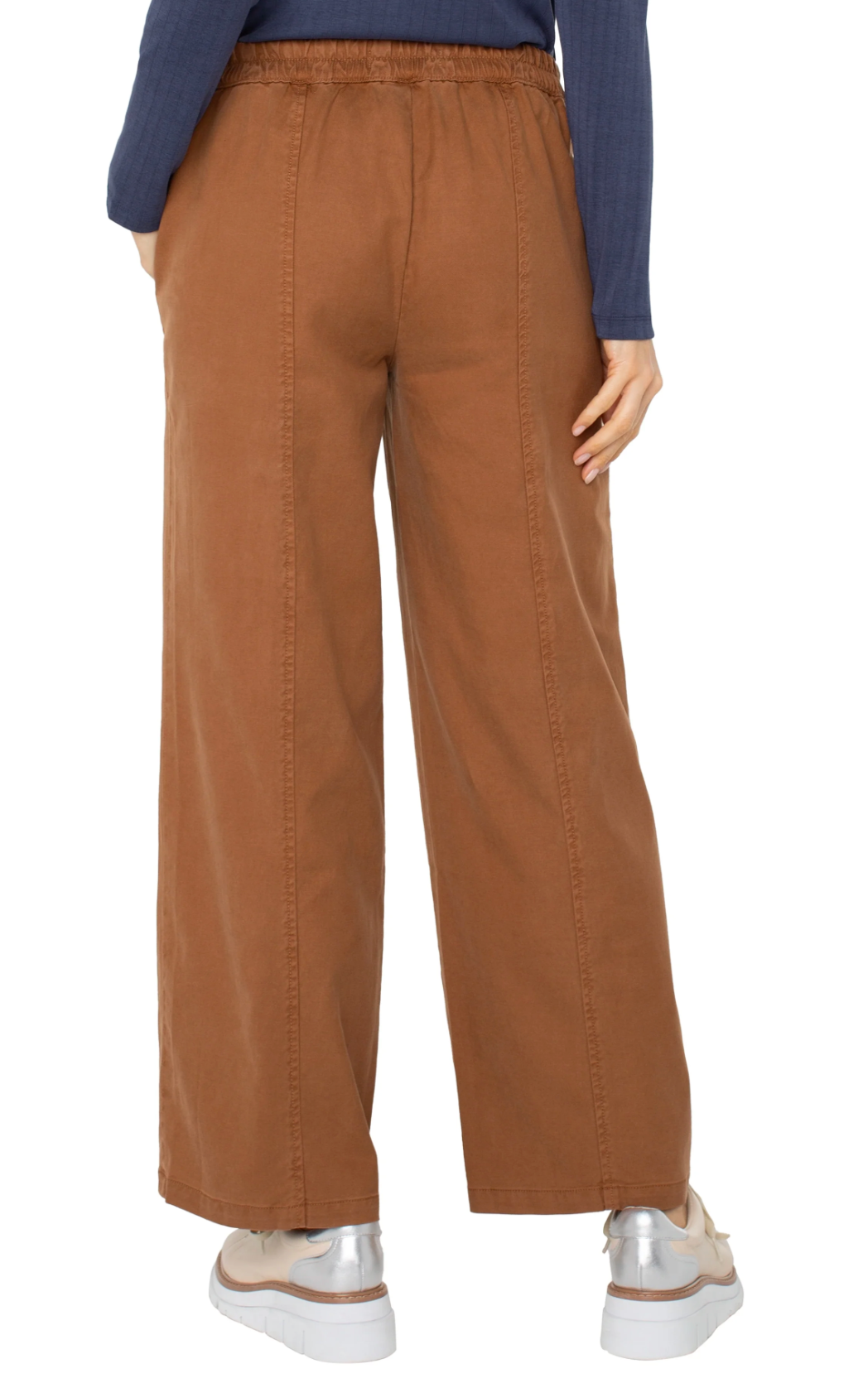 Wide Leg Trouser w/Elastic