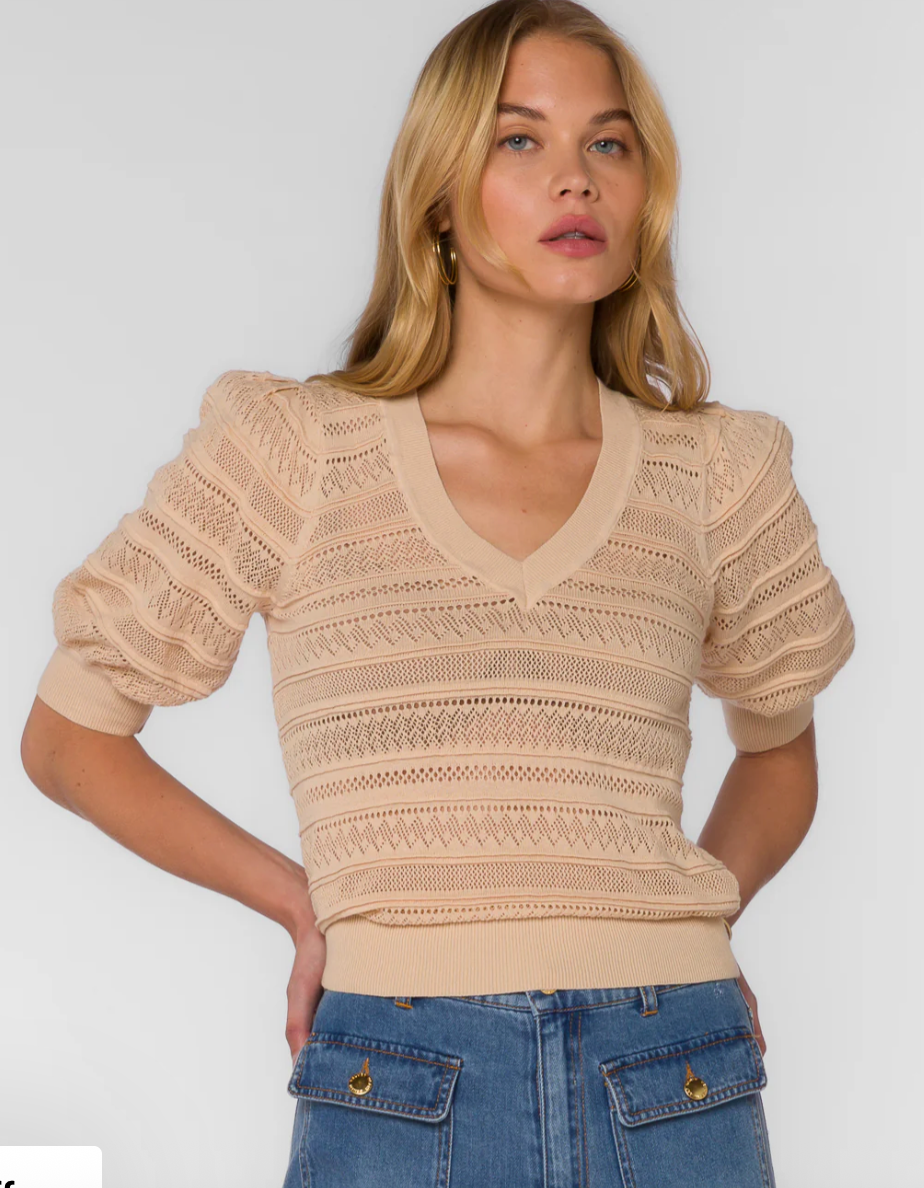 Mable Puff Slv Top